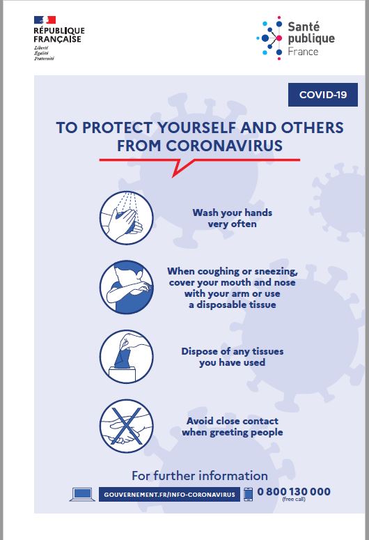 CORONAVIRUS / COVID-19 : to protect yourself and others